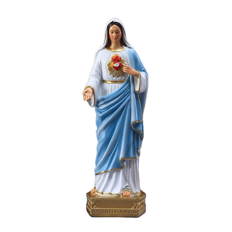 Christianartworkshop Immaculate Heart of Mary Desktop Ornament: Spreading the Power of Faith