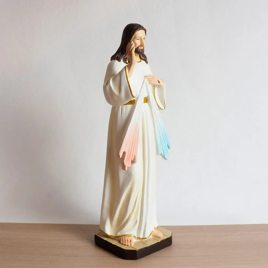 Christianartworkshop Jesus Divine Mercy Desktop Ornament: Spreading the Light of Salvation