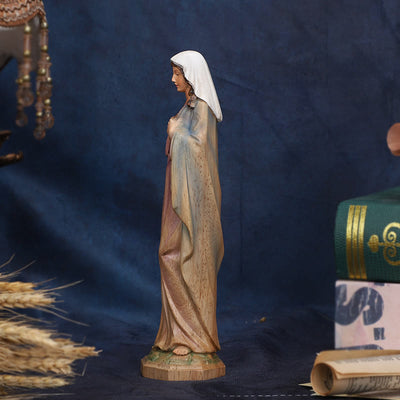 Christianartworkshop Our Lady Wooden Desktop Ornament: Spreading Love and Blessings