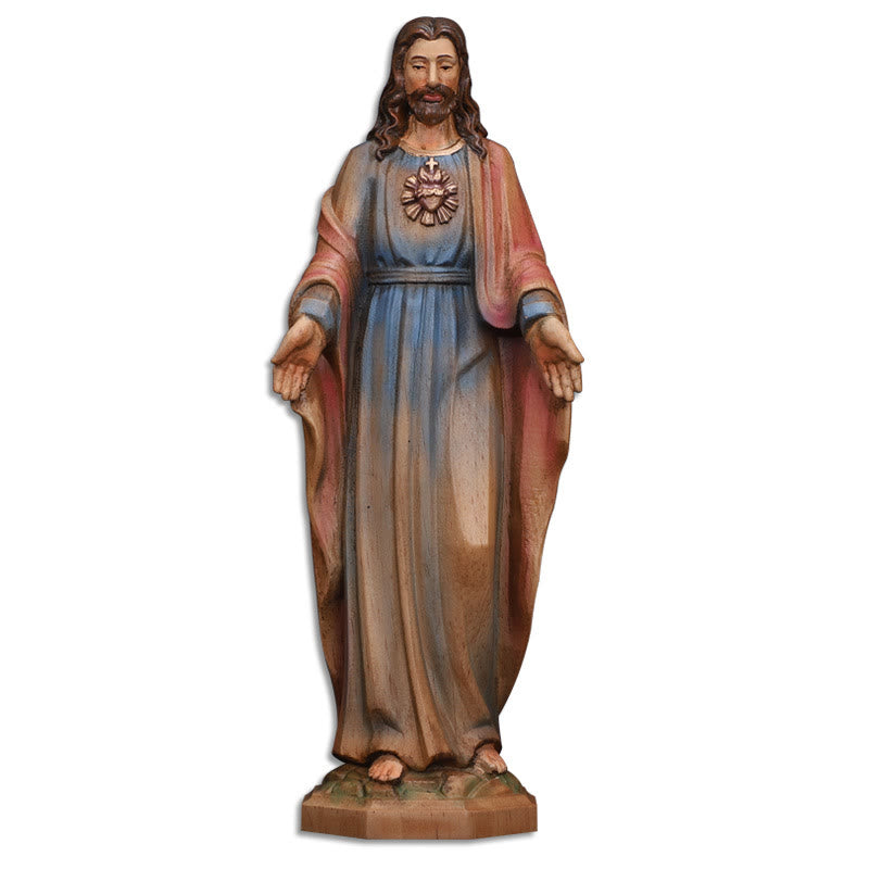 Christianartworkshop Jesus Wooden Desktop Ornament: Carrying Faith and Delivering Divine Salvation