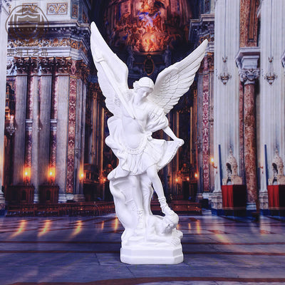 Christianartworkshop Archangel St. Michael Resin Desktop Ornament: A Symbol of Inspiring Devotion