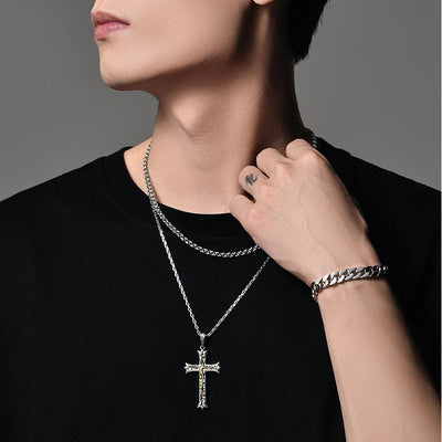 Christianartworkshop 925 Sterling Silver Classic & Vintage Crucifix Tree of Life Necklace: A Symbol of Spirituality and Vitality