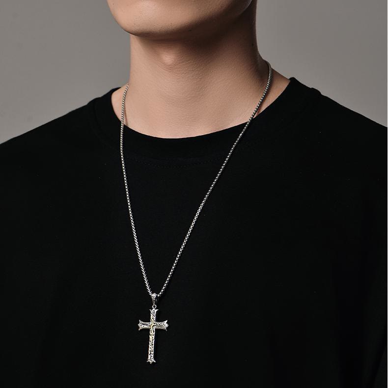 Christianartworkshop 925 Sterling Silver Classic & Vintage Crucifix Tree of Life Necklace: A Symbol of Spirituality and Vitality