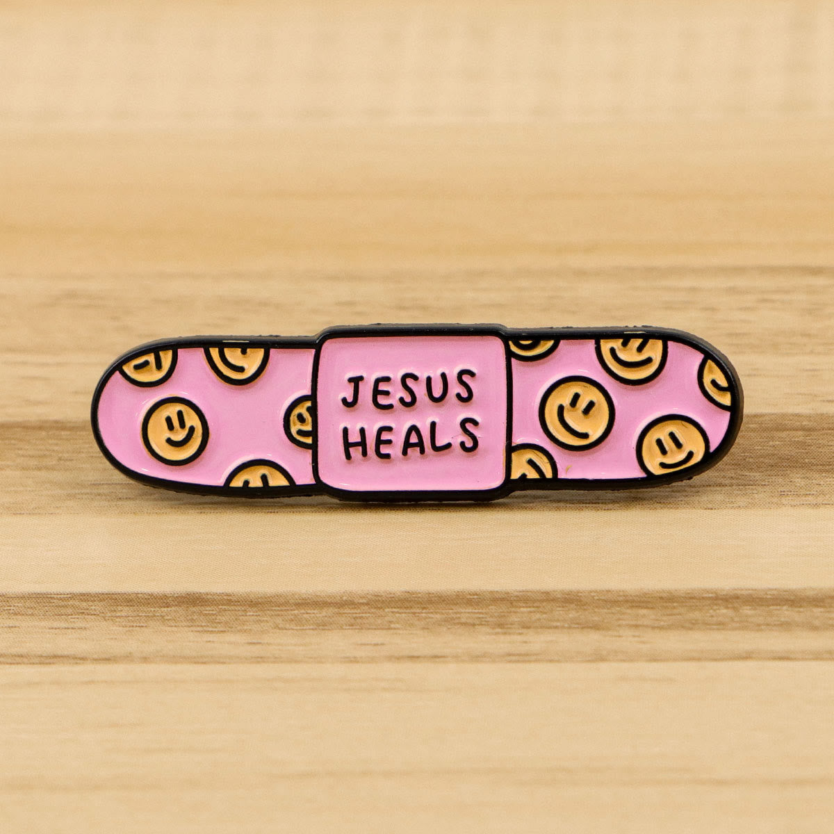 Christianartworkshop 3styles Jesus Quote Cartoon Metal Brooches: A Blend of Faith and Whimsy