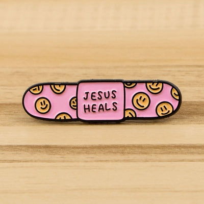 Christianartworkshop 3styles Jesus Quote Cartoon Metal Brooches: A Blend of Faith and Whimsy