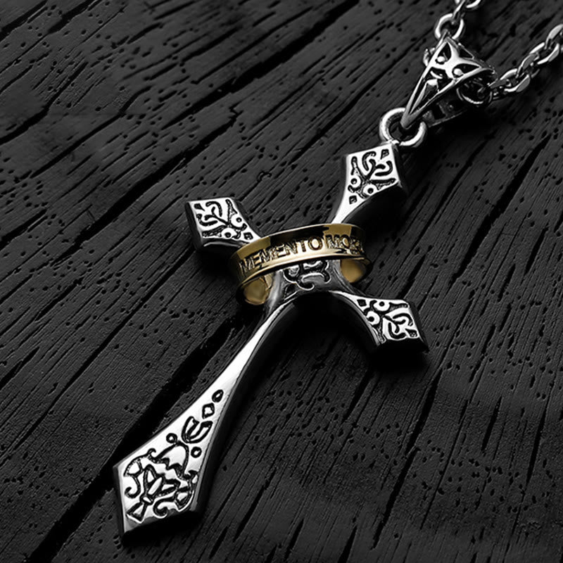 Christianartworkshop 925 Sterling Silver Modern & Minimalist Crucifix Necklace: A Symbol of Dark Talisman
