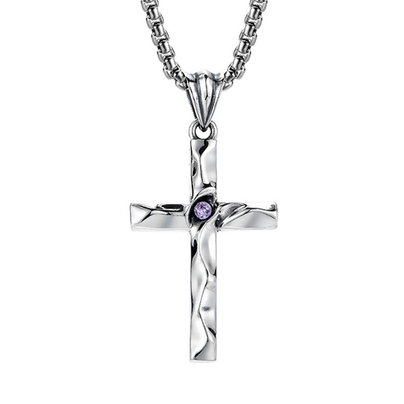 Christianartworkshop 925 Sterling Silver 2colors Zircon Cross Necklace: A Symbol of Elegance and Divine Grace