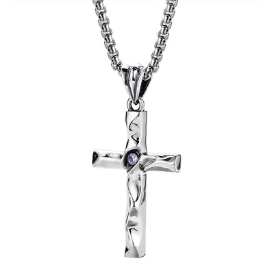 Christianartworkshop 925 Sterling Silver 2colors Zircon Cross Necklace: A Symbol of Elegance and Divine Grace