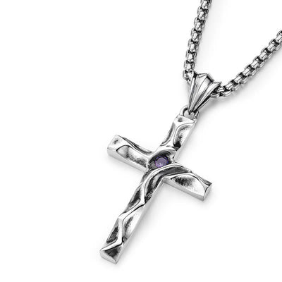 Christianartworkshop 925 Sterling Silver 2colors Zircon Cross Necklace: A Symbol of Elegance and Divine Grace