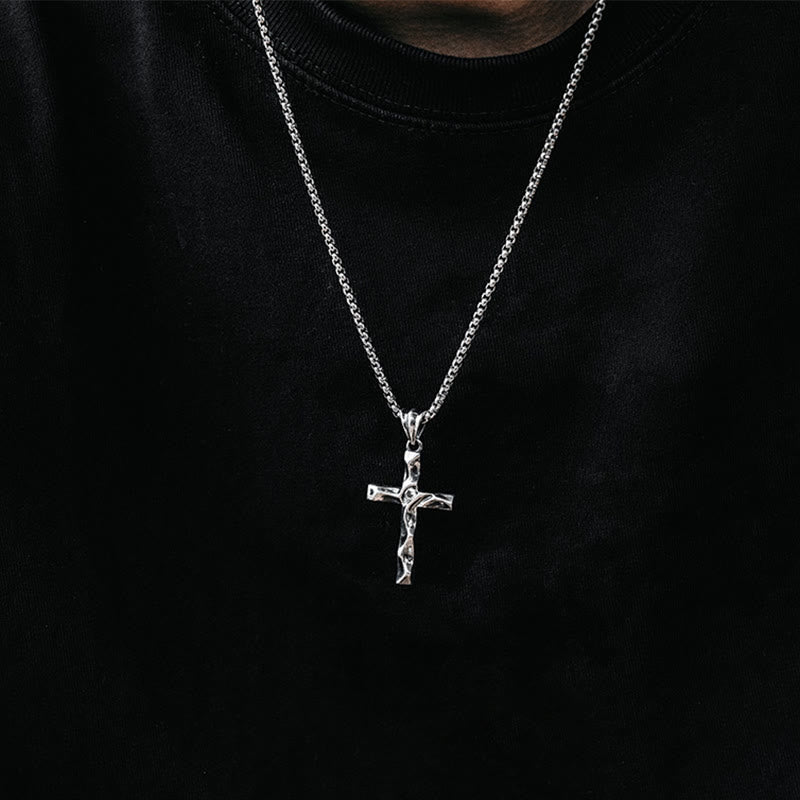 Christianartworkshop 925 Sterling Silver 2colors Zircon Cross Necklace: A Symbol of Elegance and Divine Grace