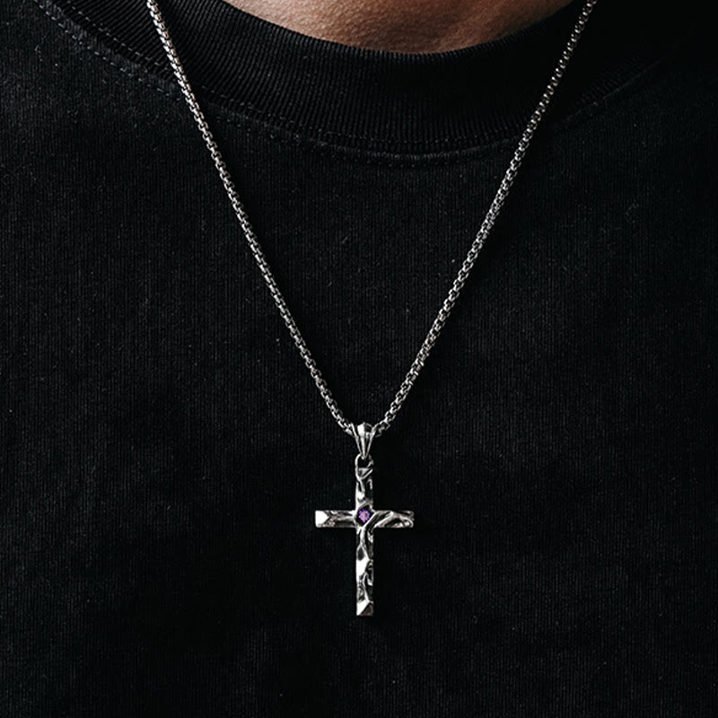 Christianartworkshop 925 Sterling Silver 2colors Zircon Cross Necklace: A Symbol of Elegance and Divine Grace