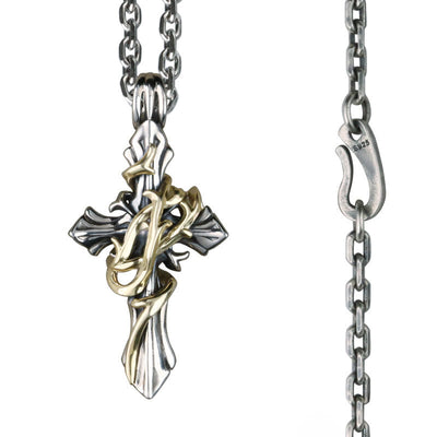 Christianartworkshop 925 Sterling Silver 2styles Vine Crucifix Necklace: Unleashing Your Dark Personality