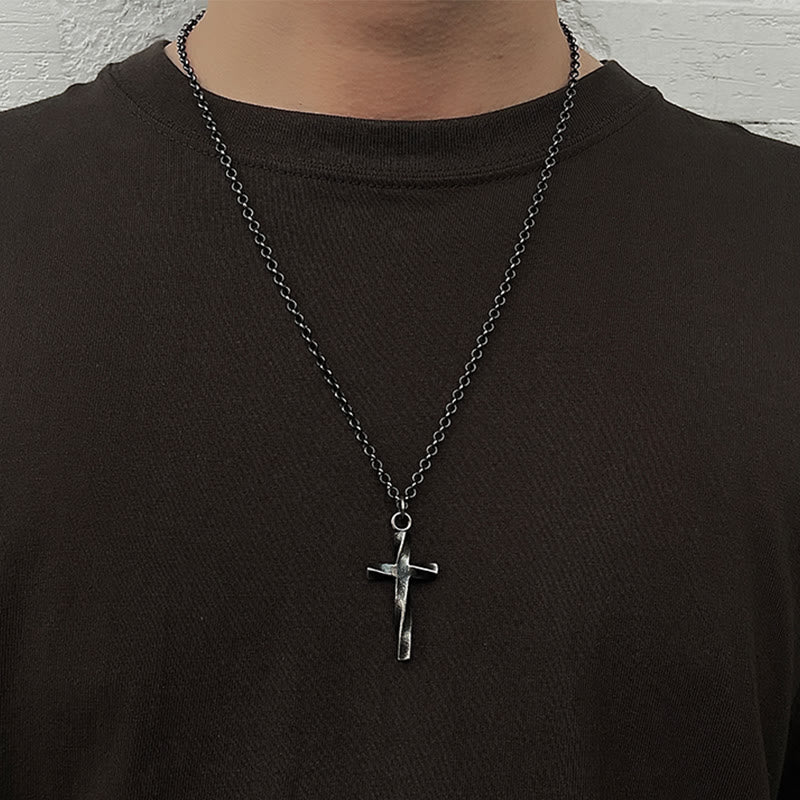Christianartworkshop 999 Sterling Silver Cross Necklace: A Touch of Elegant Edge