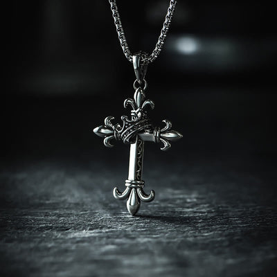 Christianartworkshop 925 Sterling Silver Modern & Minimalist Crucifix Necklace: A Symbol of Holy and Pure