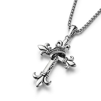 Christianartworkshop 925 Sterling Silver Modern & Minimalist Crucifix Necklace: A Symbol of Holy and Pure
