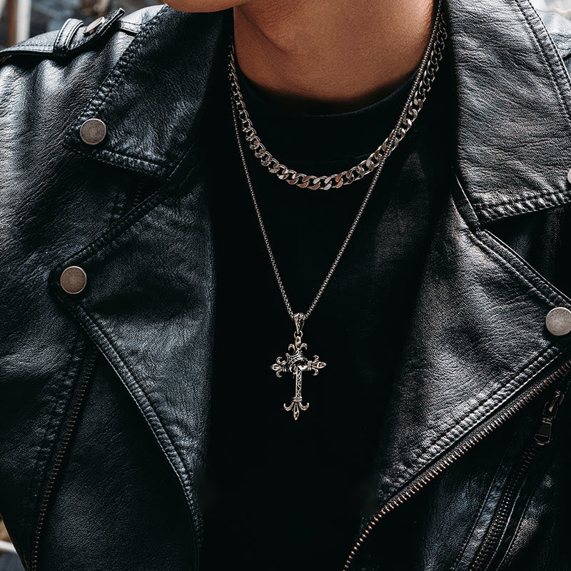 Christianartworkshop 925 Sterling Silver Modern & Minimalist Crucifix Necklace: A Symbol of Holy and Pure