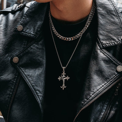 Christianartworkshop 925 Sterling Silver Modern & Minimalist Crucifix Necklace: A Symbol of Holy and Pure