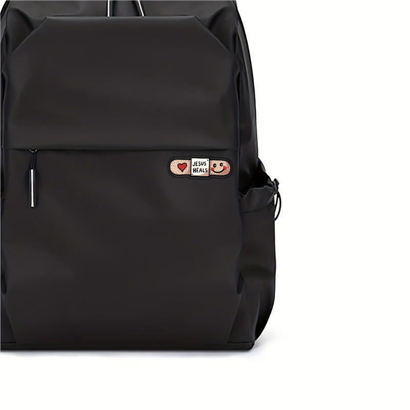 Christianartworkshop "Jesus Heals" Acrylic Heart Band-Aid Brooch: A Symbol of Faith and Comfort