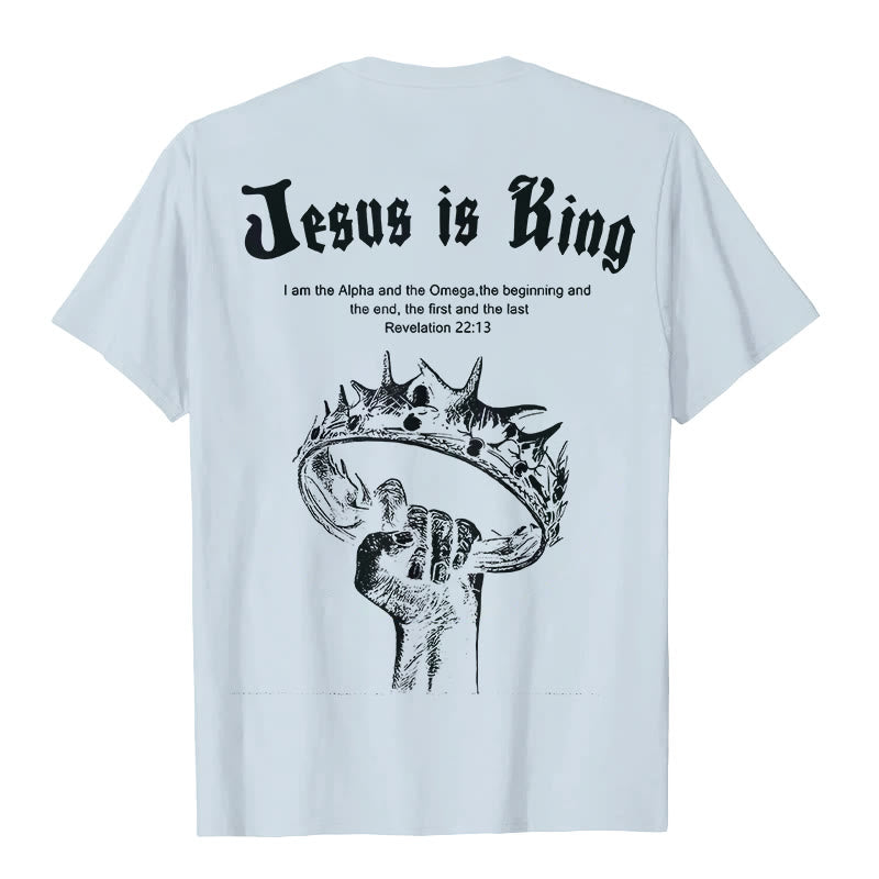 Christianartworkshop Jesus is King T-shirt