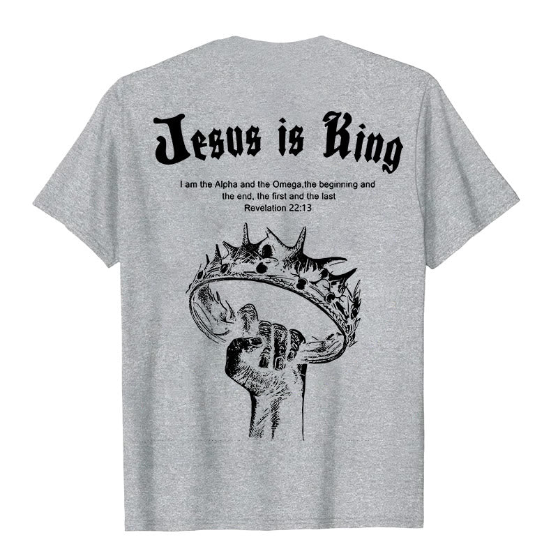 Christianartworkshop Jesus is King T-shirt