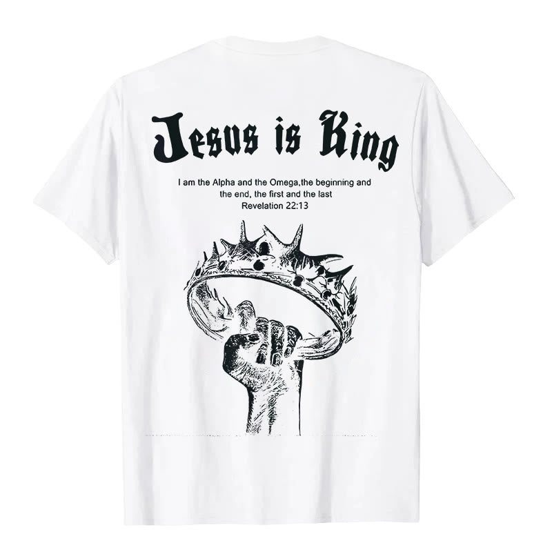 Christianartworkshop Jesus is King T-shirt