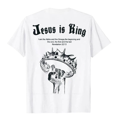 Christianartworkshop Jesus is King T-shirt