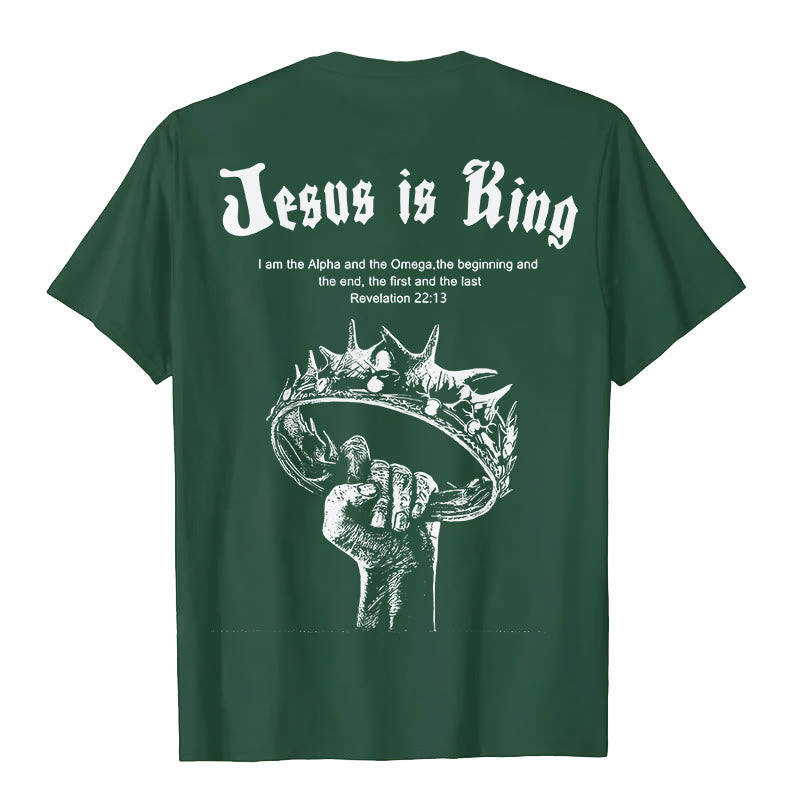 Christianartworkshop Jesus is King T-shirt