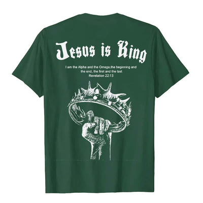 Christianartworkshop Jesus is King T-shirt