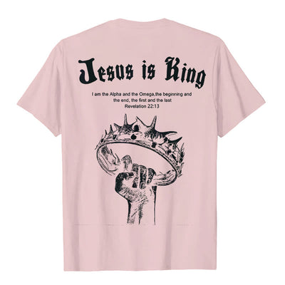 Christianartworkshop Jesus is King T-shirt