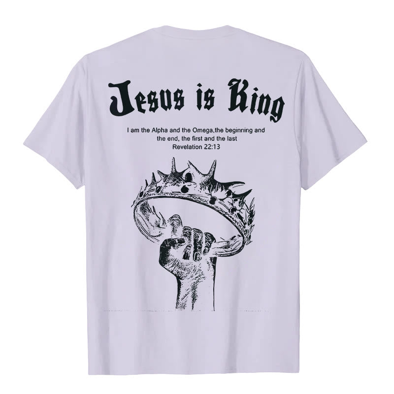 Christianartworkshop Jesus is King T-shirt