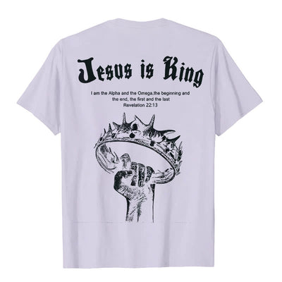 Christianartworkshop Jesus is King T-shirt