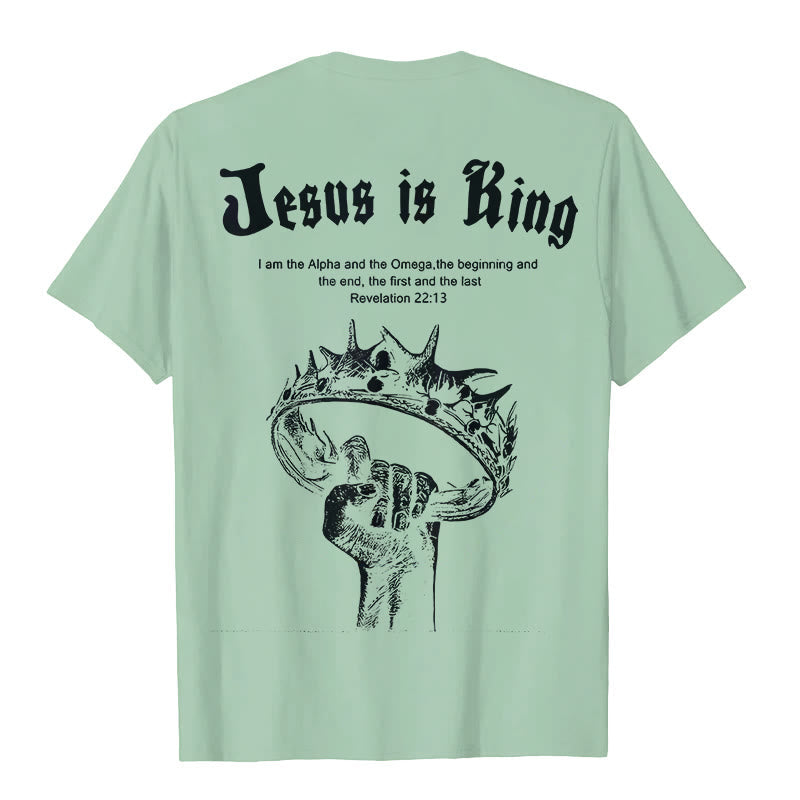Christianartworkshop Jesus is King T-shirt