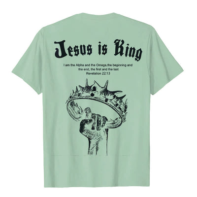 Christianartworkshop Jesus is King T-shirt