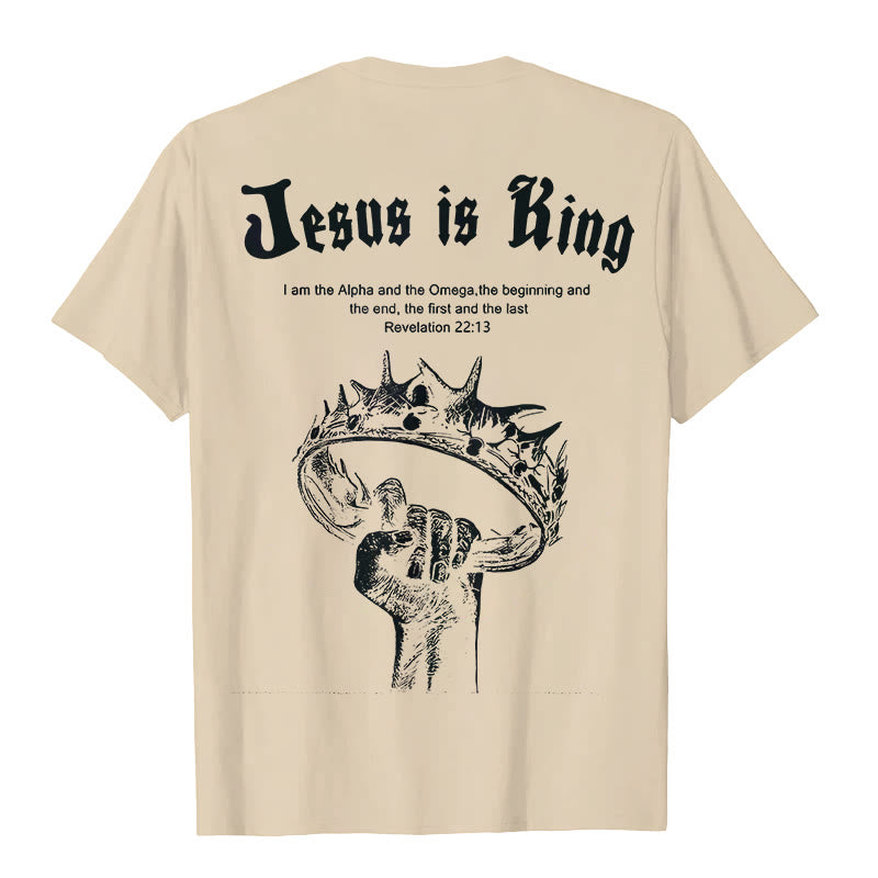 Christianartworkshop Jesus is King T-shirt