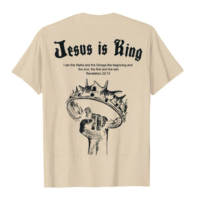 Christianartworkshop Jesus is King T-shirt