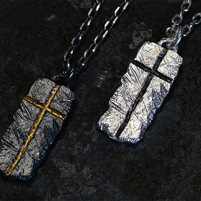 Christianartworkshop 999 Sterling Silver Vintage & Classic Cross Necklace: Symbol of Faith with Retro Allure