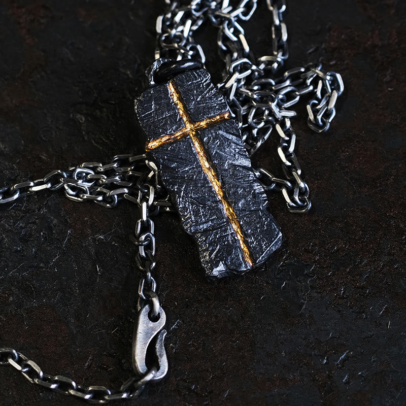 Christianartworkshop 999 Sterling Silver Vintage & Classic Cross Necklace: Symbol of Faith with Retro Allure