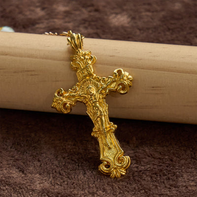 Christianartworkshop Handmade Sunflower-Inspired Rosary: A Divine Creation with Yellow Floral Beads