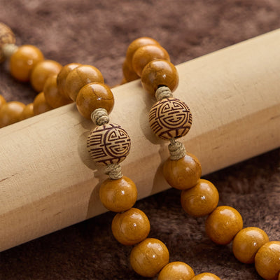 Christianartworkshop Holy Family & Crucifix of 10mm Olive Wood Bead Handmade Rosary for Holy Prayer