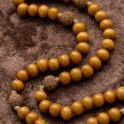 FREE Today: Holy Family & Crucifix of Handmade 10mm Olive Wood Bead Rosary for Holy Prayer