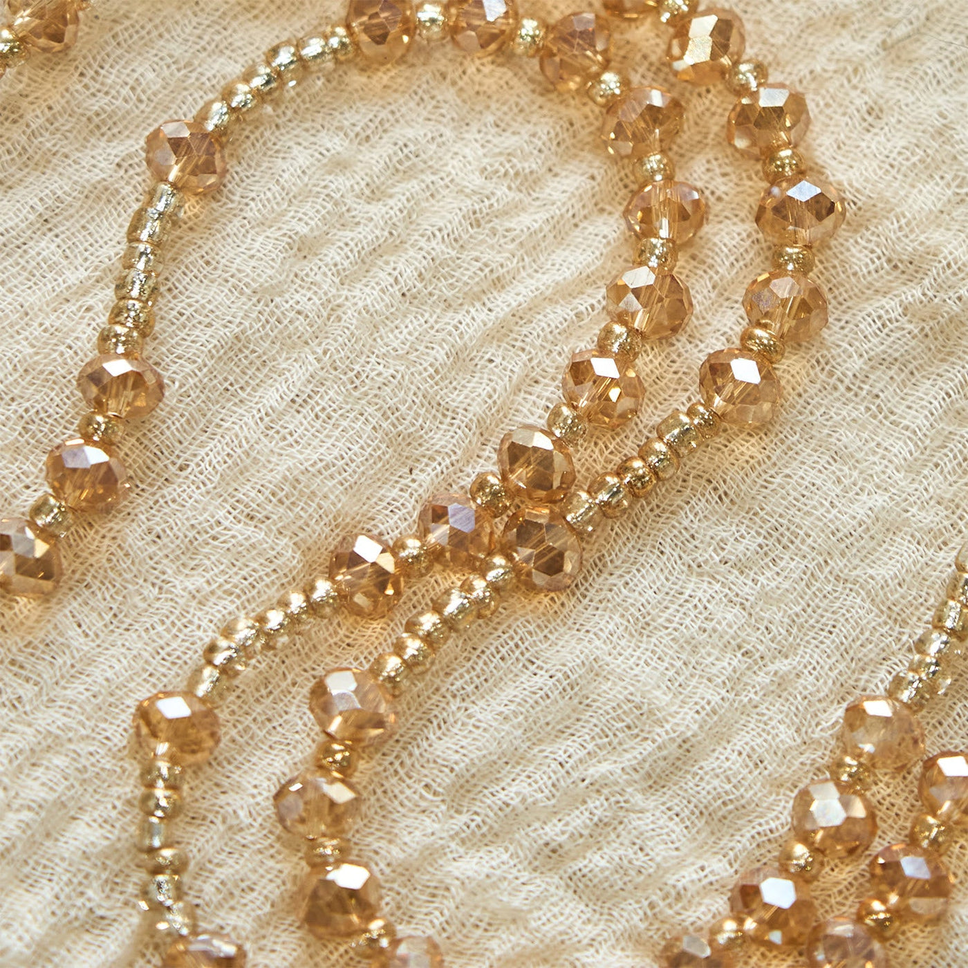 Christianartworkshop Champagne Crystal Our Lady of Guadalupe Rosary: A Divine Sparkle