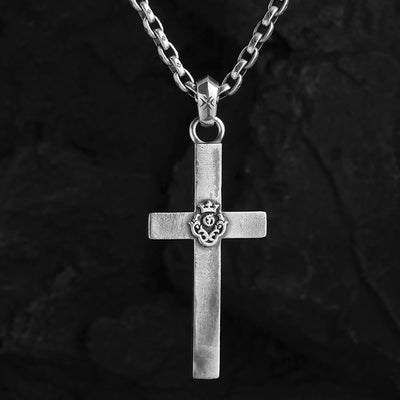 Christianartworkshop 925 Sterling Silver Classic & Minimalist Cross Necklace: A Subtle and Sacred Symbol of Faith