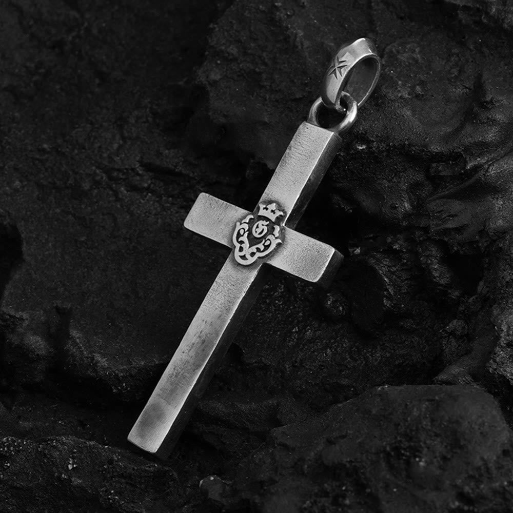Christianartworkshop 925 Sterling Silver Classic & Minimalist Cross Necklace: A Subtle and Sacred Symbol of Faith