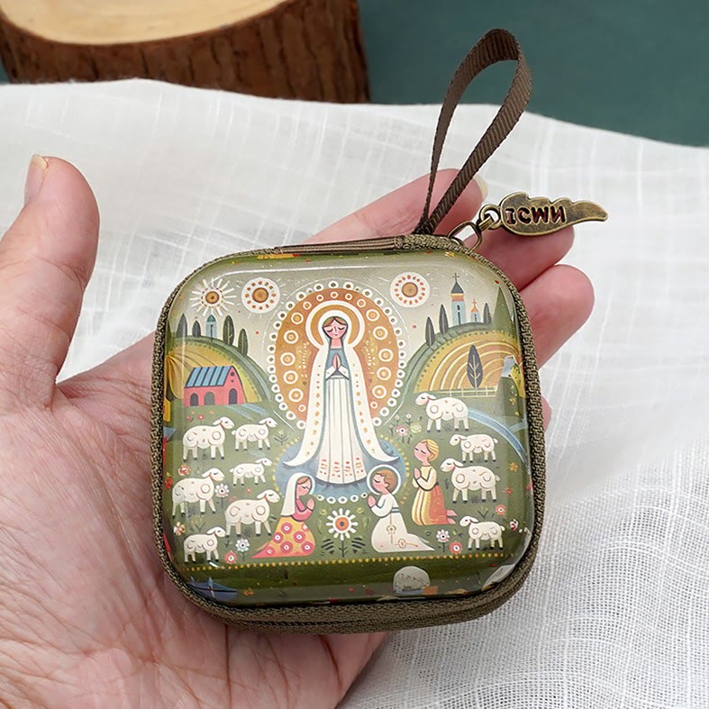 FREE Today: 9 Patterns Cartoon Style Square Rosary Cases: A Beautiful Blend of Faith and Function