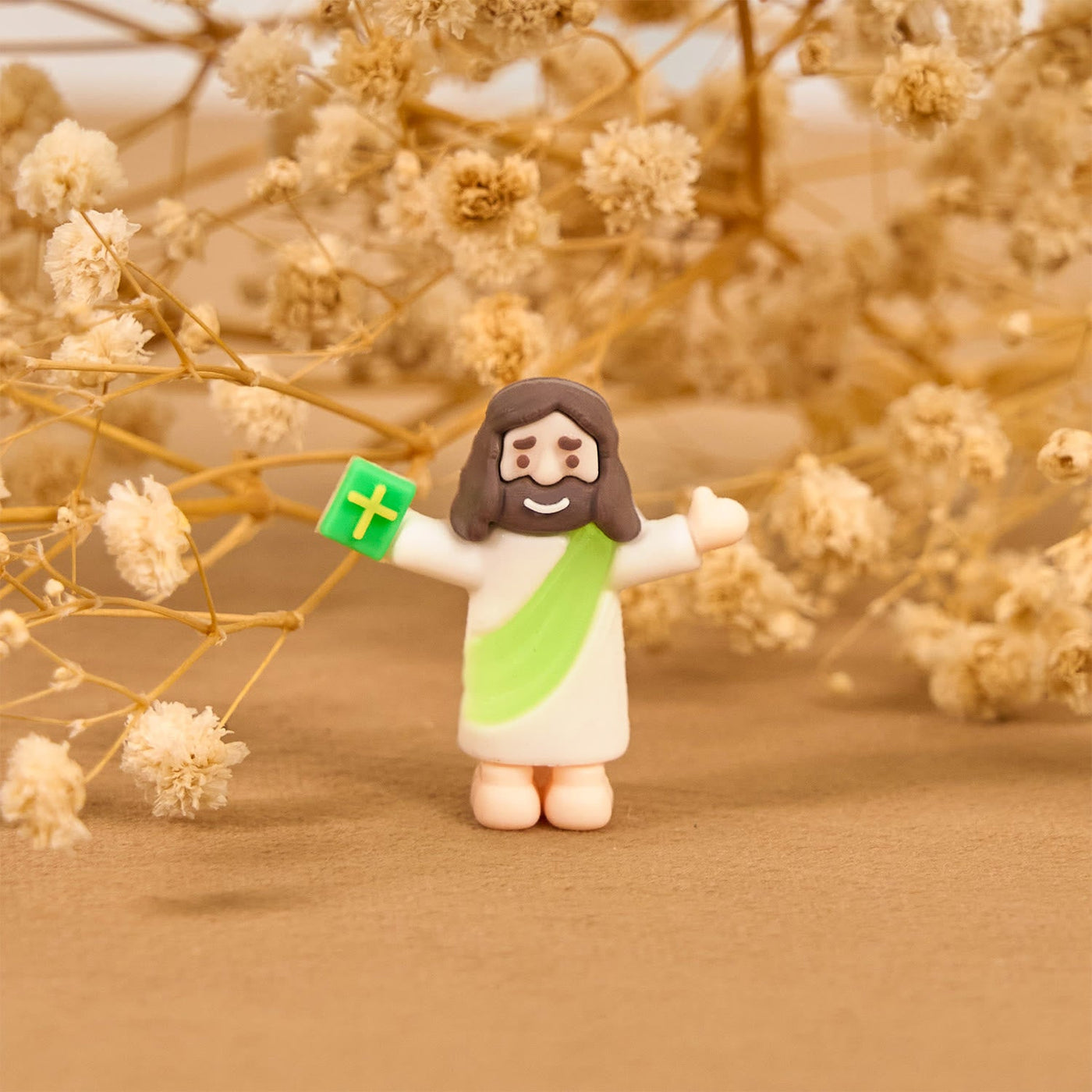 Christianartworkshop 5/10/20/30pcs Faith - Inspired Mini Jesus Figurines with Bible in Hand