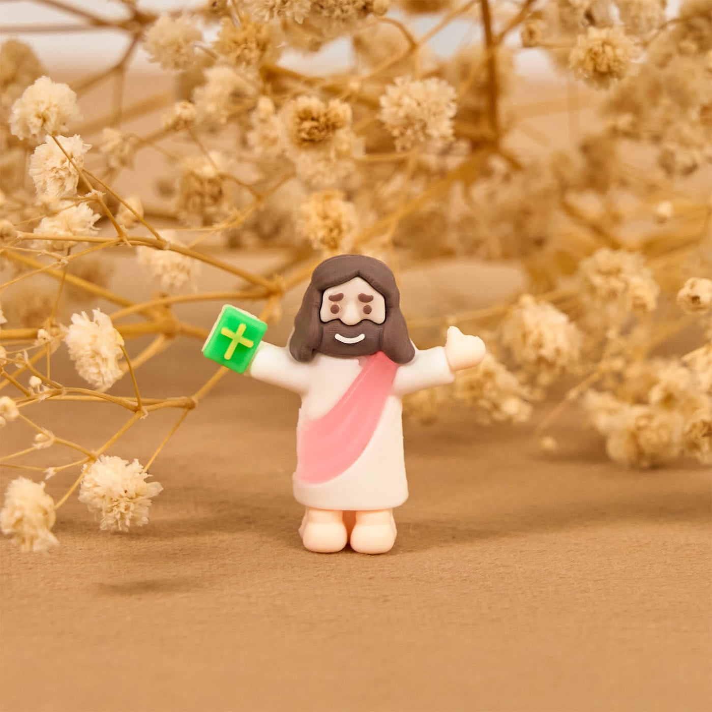 Christianartworkshop 5/10/20/30pcs Faith - Inspired Mini Jesus Figurines with Bible in Hand