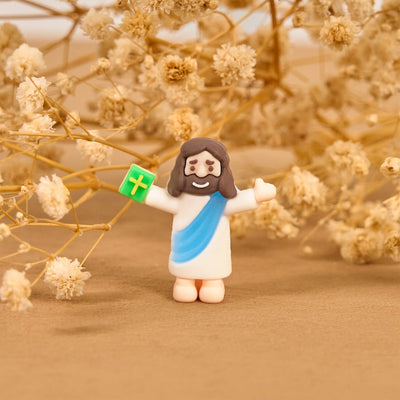 Christianartworkshop 5/10/20/30pcs Faith - Inspired Mini Jesus Figurines with Bible in Hand