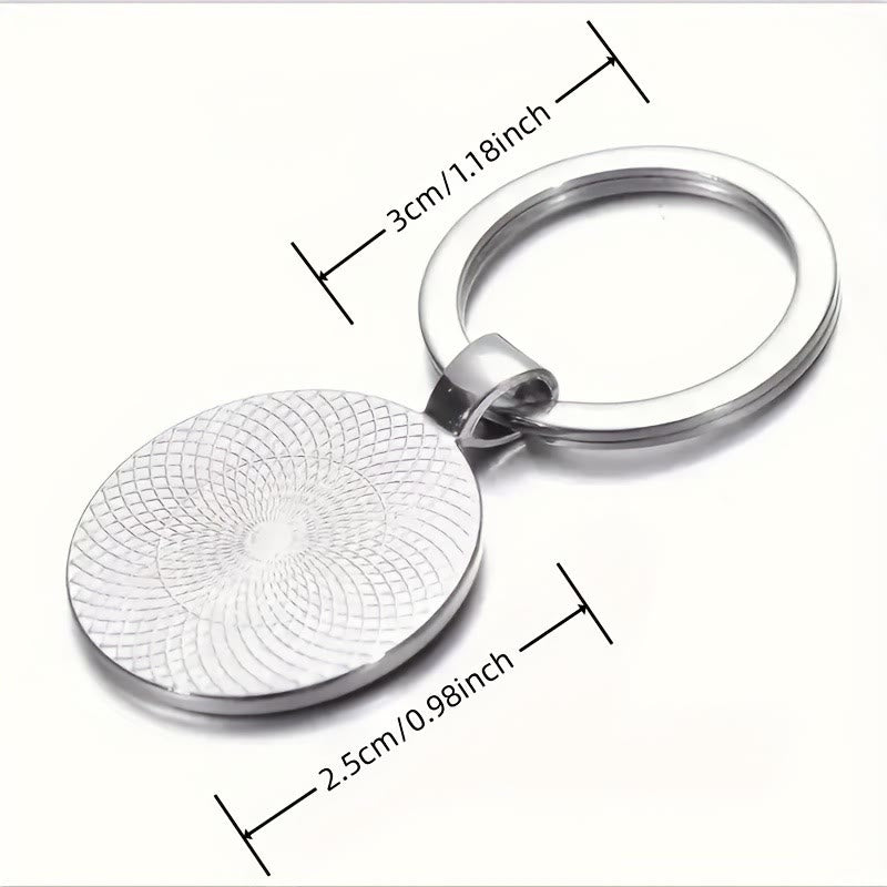 Christianartworkshop Spiritual Companion Knights Templar Keychain: Faith-Filled Token of Chivalric Grace