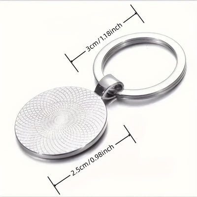 Christianartworkshop Spiritual Companion Knights Templar Keychain: Faith-Filled Token of Chivalric Grace