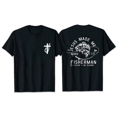 Christianartworkshop Jesus Made Me A Fisherman Mark 1:17 Unisex T-shirt